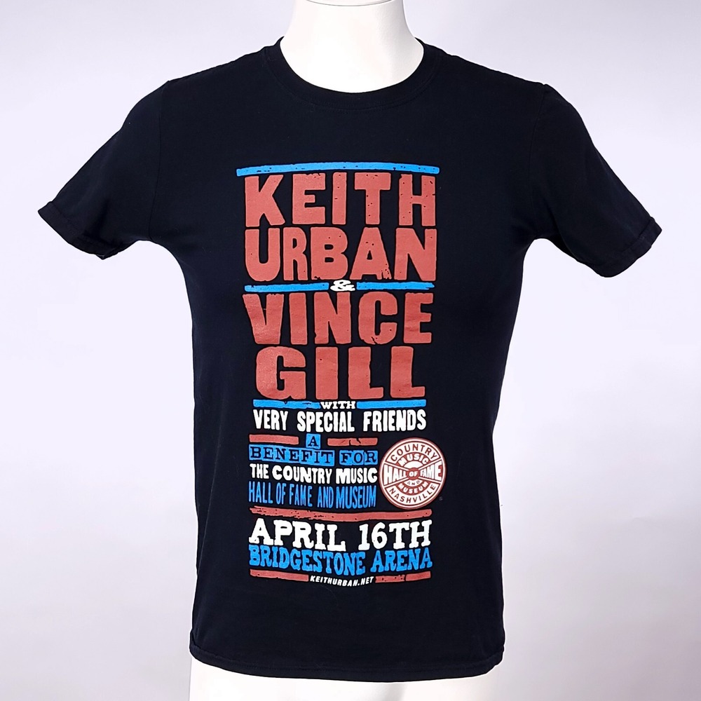 Gildan Keith Urban Vince Gill Rebels Renegades Country Music Benefit Shirt Small